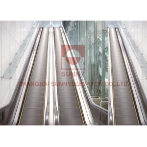 Stainless Steel Passenger Moving Walkway Aluminum Standard 10/11/12 Degree