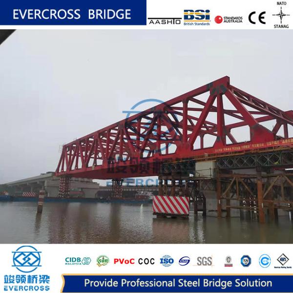 Quality OEM Pedestrian Truss Bridge With Painted Surface Protection Fast Construction wholesale