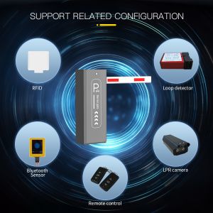 HCW Parking Barrier Gate with 150W Motor Power for Fast Lifting Speed and Stable
