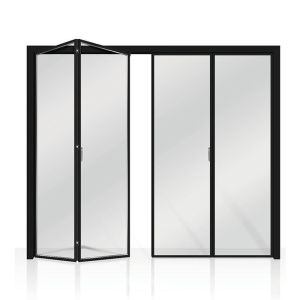 China Folding American Insulated Plastic Accordion Door Aluminum Alloy on sale