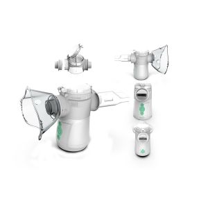 Home Ultrasonic Portable Mesh Nebulizer 3μM Inhaler No Blockage For Kids Adult