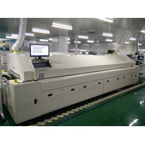 PCB Assembly Hot Air Reflow Oven 12 Heating Zones 50-400mm Rail Width 68KW