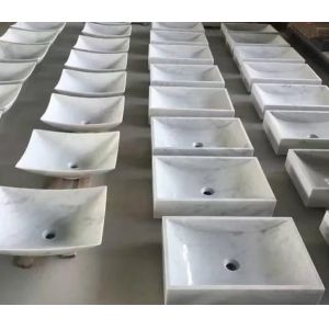 Single Hole Wash Basin Marble Basin Carrara White Marble Wash Basin Price