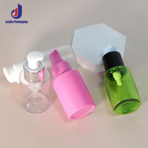Luxury Plastic Cosmetic Bottles 60ml 100ml Pink Fine Mist Spray Bottle Packaging