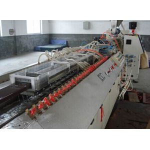 PVC Plastic Profile Extrusion Line For Decorative / PVC Profile Making Machine