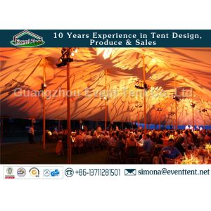 Luxury Interior Design Freeform Stretch Tent With Colorful PVC Fabric Cover
