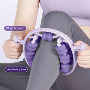 China 360° Roller Circular Muscle Massager Roller Handheld Multifunctional Leg Roller Massager on sale