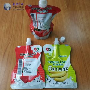 KOCO Bagged orange juice filling and capping machine Self supporting bag with