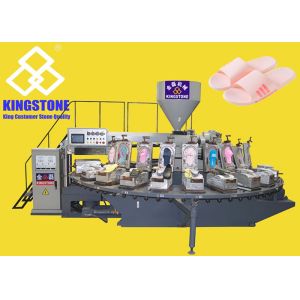 Rotary Plastic Footwear Making Machine For Slipper Making