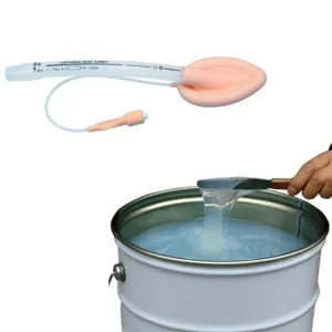 China Elongation 400% two component Medical Grade Silicone Rubber High Transparency on sale