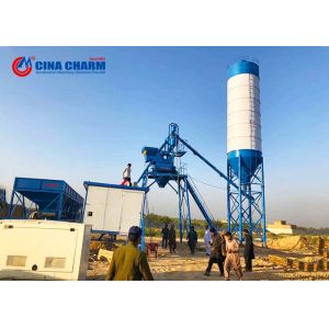 Portable Ready Mix PLD800 HZS25 Concrete Batching Mixing Plant