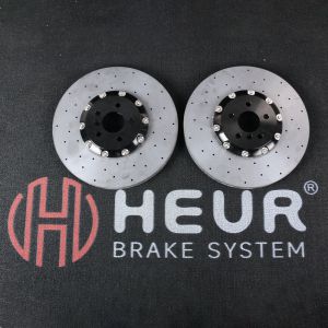 China HEUR Brake Carbon Ceramic Rotor For Vw Cc Golf R Mk7 Refit 393*36mm Front Set on sale