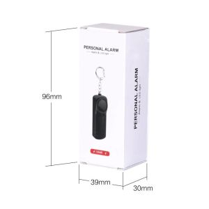6F22 Personal Keychain Alarm With Aaa Battery Led Light