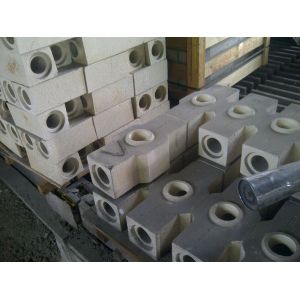 Fire Resistant Bottom Pouring Shapes refractory fire bricks for Cast Steel