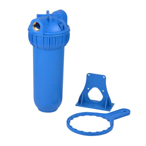 Quality Blue Color Water Filter Housing With Bracket / Wrench High Reliability wholesale