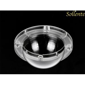 90mm PC Led lens Cover for Led High bay Light , Plastic Lamp Shade with Rubber