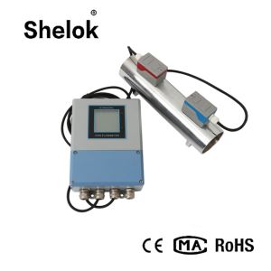 GPRS GPS 4-20mA split ± 1% DN32-10000mm ultrasonic water flow meter