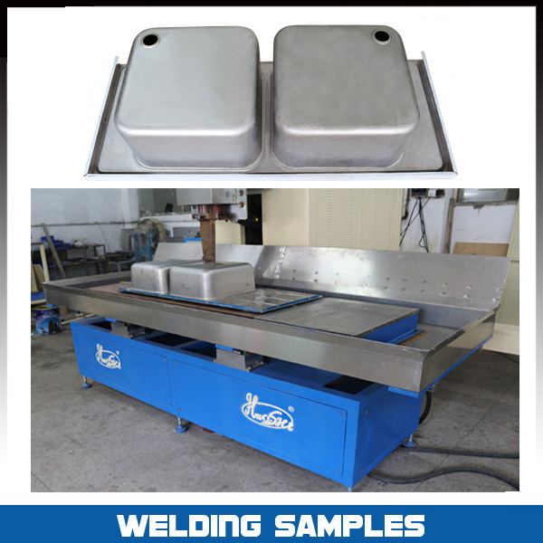 Automatic Sink Seam Welding Machine , Kitchen Sink Making Welder