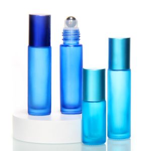 Custom 5Ml 10Ml 15Ml Glass Perfume Roll On Bottle With Stainless Steel Roller