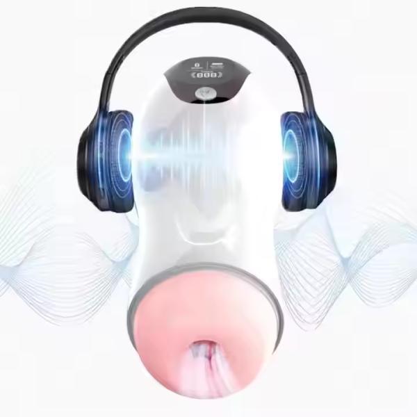 Best Selling Smart Counting Male Masturbation Vibration Sucking Masturbator Cup Material ABS+TPE