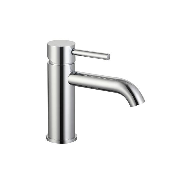 Quality Cold And Hot Water OEM Bathroom Mixer Faucet Single Lever Chrome Brass wholesale