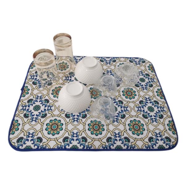 Quality Printing Absorbent 18x24inch  Dish Drying Mat Reversible Microfiber Dish Rack Pad wholesale