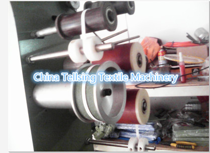 Tellsing coiling machine for ribbon,webbing,tape,stripe,riband,band,belt,elastic