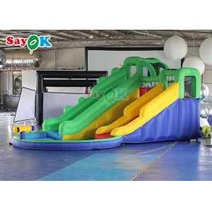 Inflatable Bouncy Slides Kids Inflatable Water Slide Pool Backyard Double Slide