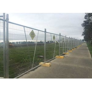 China Portable HD Galvanised Temp Construction Fence on sale