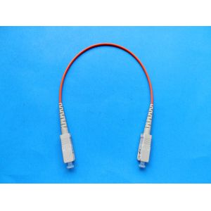 Low Back Reflection Loss Simplex / Duplex SC Optical Fiber Patch Cord For