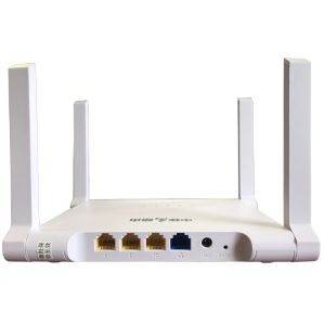 Foldable 300M 2.4G Dual Band Wifi Router CS3004B White Plastic 4 Antennas