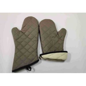 Durable Kitchen Oven Mitts  Easy Slip On Good Stain Resistant Function