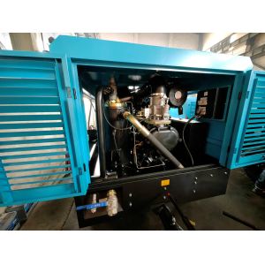 600cfm@200psi Powerful Diesel Engine Driven Screw Compressor For Heavy-Duty