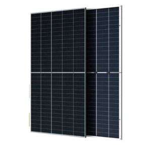 China Black 350W Polycrystalline PV Solar Panel Bifacial Dual Glass on sale