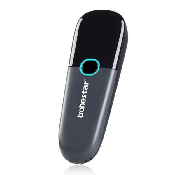 Black Wireless 2.4G 4mil Trohestar Barcode Scanner