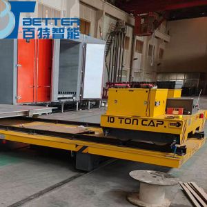 1-50 Ton Motorized Transfer Trolley Workshop Electric Rail Transfer Car