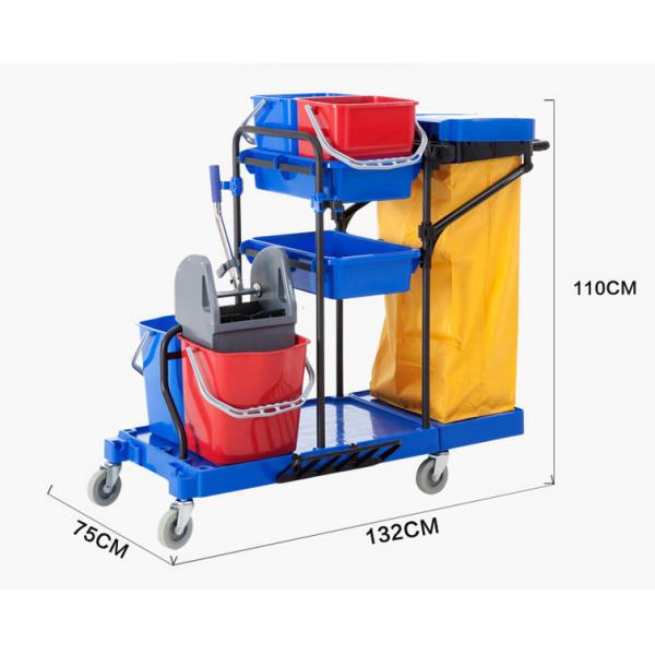 China Customize multifunctional high quality plastic push medical cart