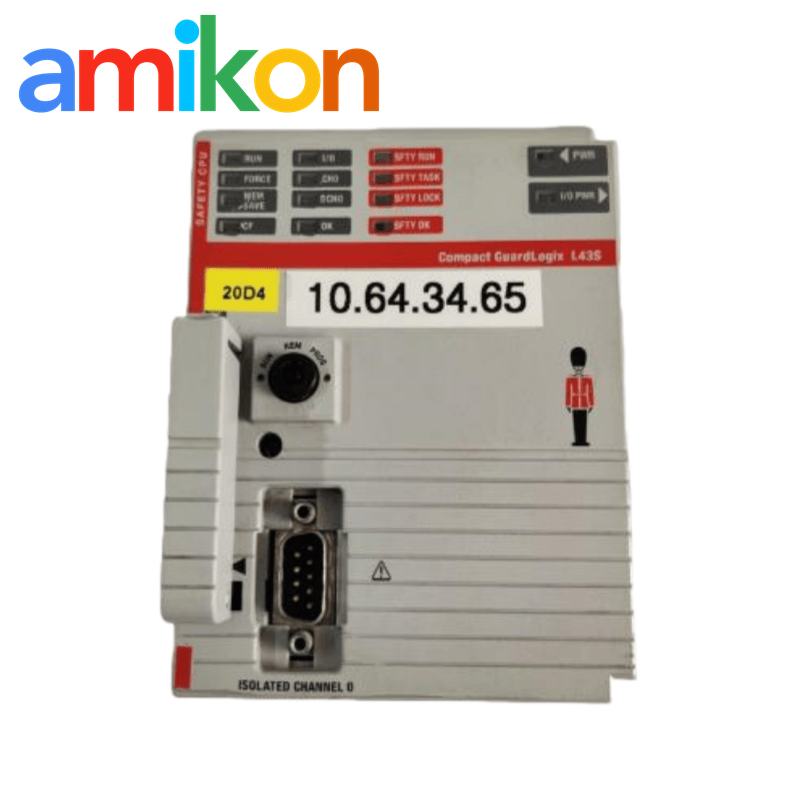 Cheap Compact Allen Bradley 1768-L43S GuardLogix CPU With 2 Available 1768 Slots 2 Communication Modules for sale