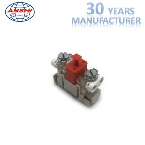 Grey Subscriber Terminal Block One Pair STB Module With Over - Voltage Protector