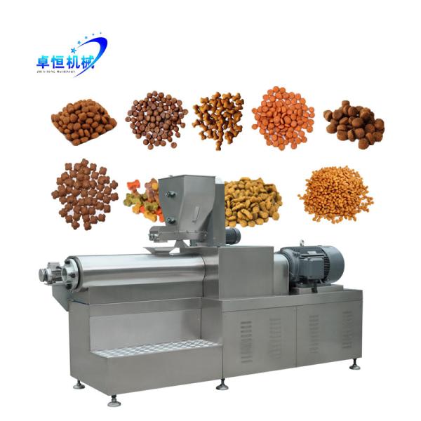 Quality Pet Food Production Machine Line with Customized Automatic Dry Dog Food Extruder wholesale