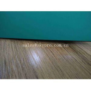 Thin 2mm Green Workbench Table ESD Rubber Mats Natural Rubber Material For