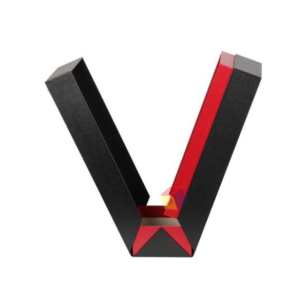 Luxury Design Magnetic Rigid Cardboard Paper Gift Single Red Wine Box Packaging Custom Logo