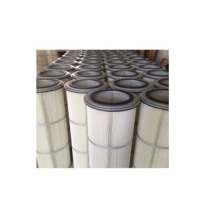 5um,0.5um,2um,0.2um,Long Pulse Pleated Dust Filter Cartridge , Wide folds