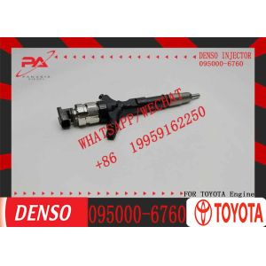 Cheap New Diesel Fuel Injector 095000-6760 Common Rail Fuel Injector 23670-30140 For TOYOTA HILUX 2.5L Euro4 for sale
