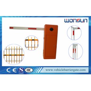 China Manual Release Car Park Entrance Barriers Automatic Boom Barrier 1400rmp on sale