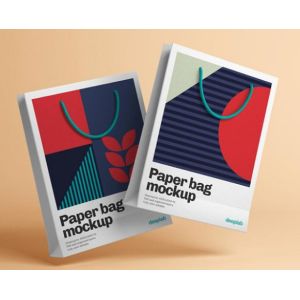 Embossed Printing Paper Bag 250gsm Printed Paper Carrier Bags