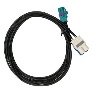 2 In 1 RF MINI FAKRA Coaxial Cable Dual Port Connector To Z Code For RG174