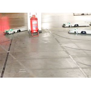 Driverless Robots AGV Transfer Cart One Way Rail Guidance Tunnel Tractor for