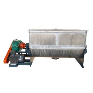 Chemical Fertilizer Mixer Wall Putty Powder Horizontal Mixing Machine Ribbon