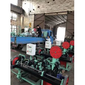 Straight and Reverse Twisted Barbed Wire Machine with High Speed